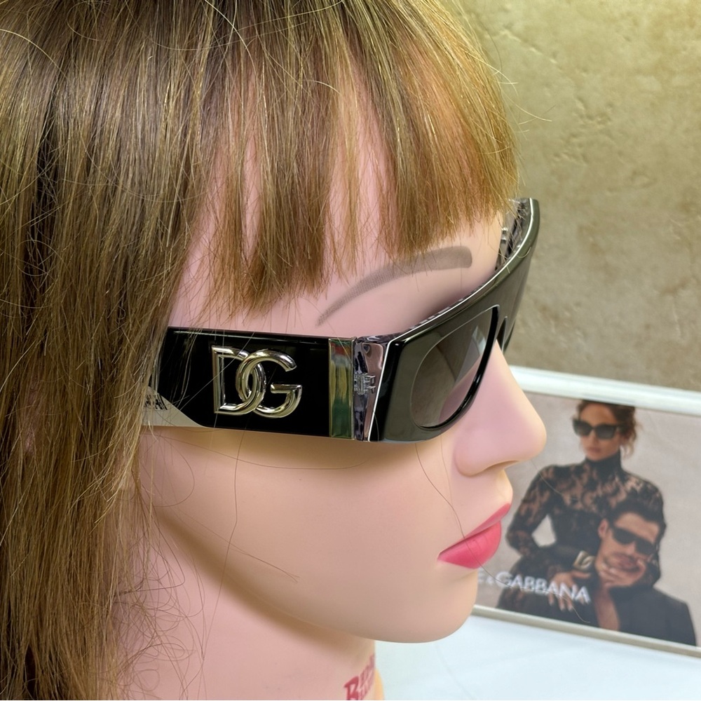 New Dolce & Gabbana DG4411 3389/8G Black on New Graffiti - Picture 5 of 16
